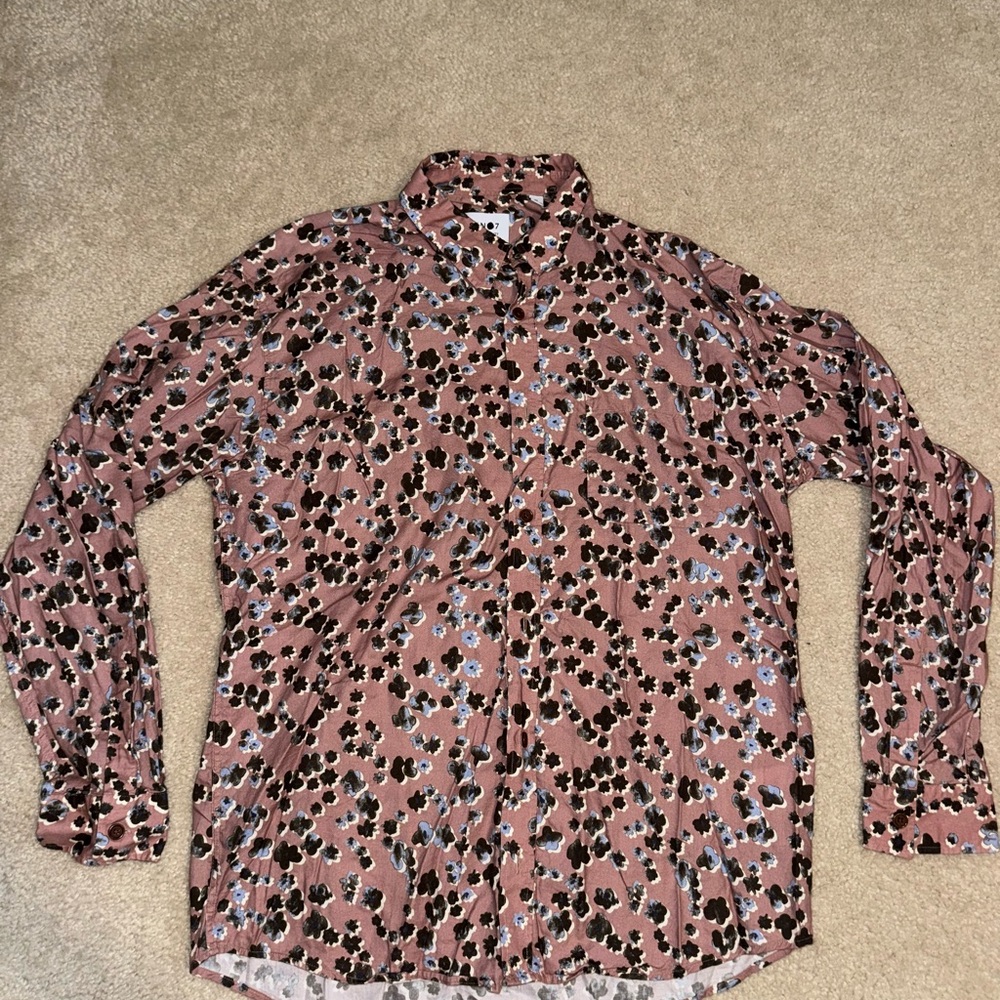 NN07 No Nationality Button Down Floral Shirt